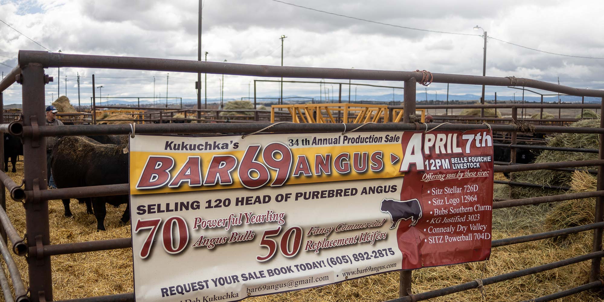 Bar 69 Angus Production Sale Sign